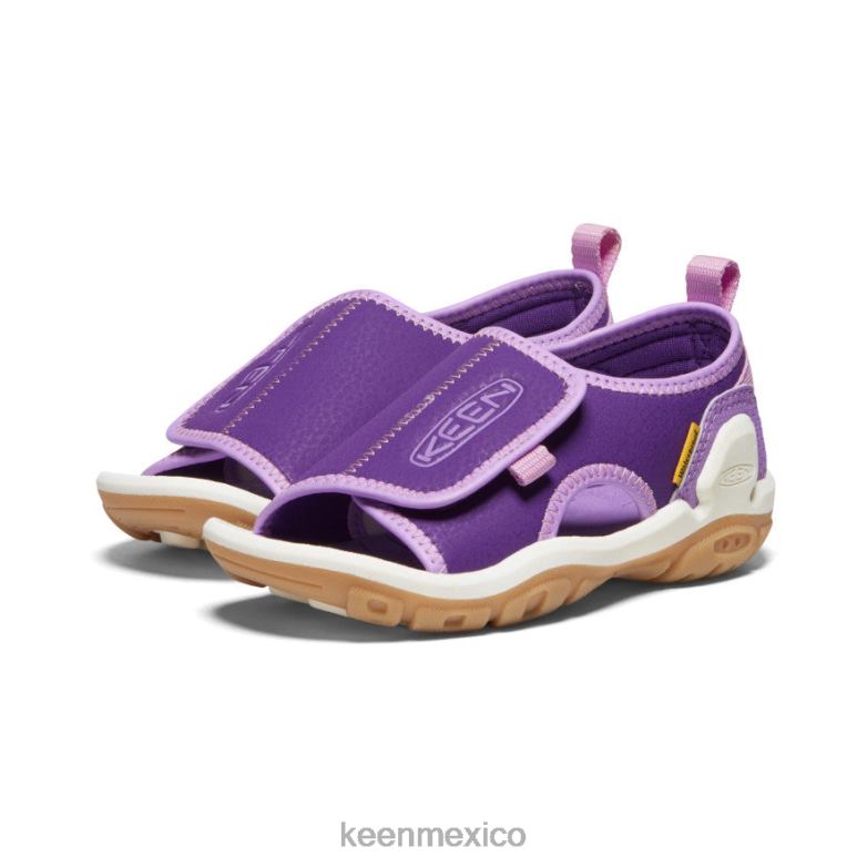 KEEN Knotch River con puntera abierta pequeños niños tilandsia violeta/lavanda inglesa calzado TXRFD931
