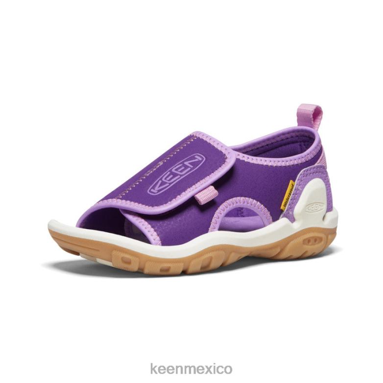 KEEN Knotch River con puntera abierta pequeños niños tilandsia violeta/lavanda inglesa calzado TXRFD931