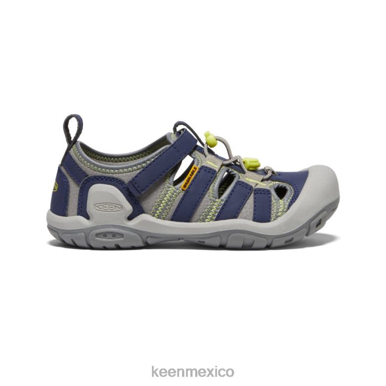 KEEN arroyo nudo niños grandes gris acero/azul profundo calzado TXRFD777