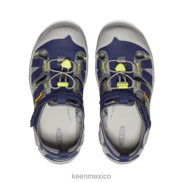 KEEN arroyo nudo niños grandes gris acero/azul profundo calzado TXRFD777