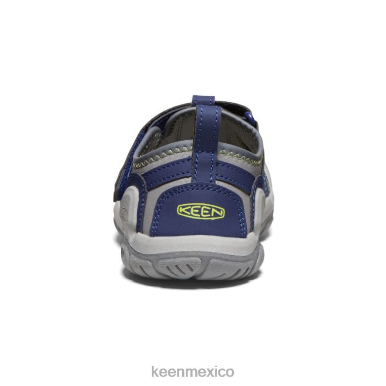 KEEN arroyo nudo niños grandes gris acero/azul profundo calzado TXRFD777