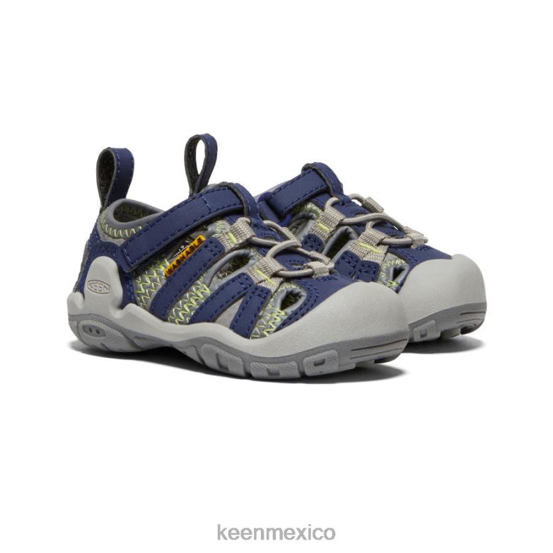 KEEN arroyo nudo niños pequeños gris acero/azul profundo calzado TXRFD806