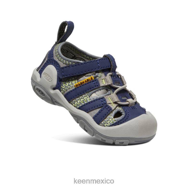 KEEN arroyo nudo niños pequeños gris acero/azul profundo calzado TXRFD806