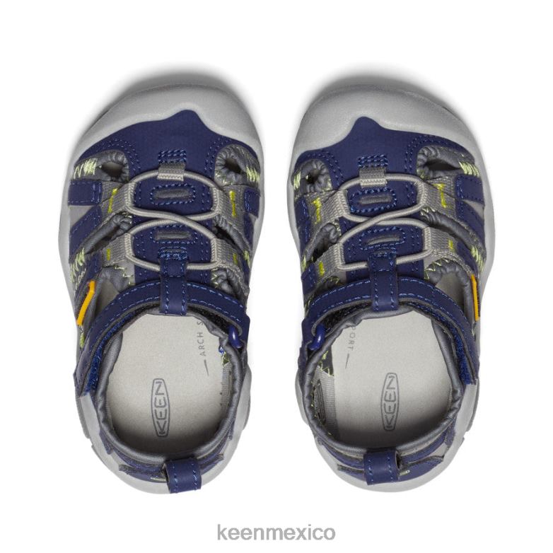 KEEN arroyo nudo niños pequeños gris acero/azul profundo calzado TXRFD806