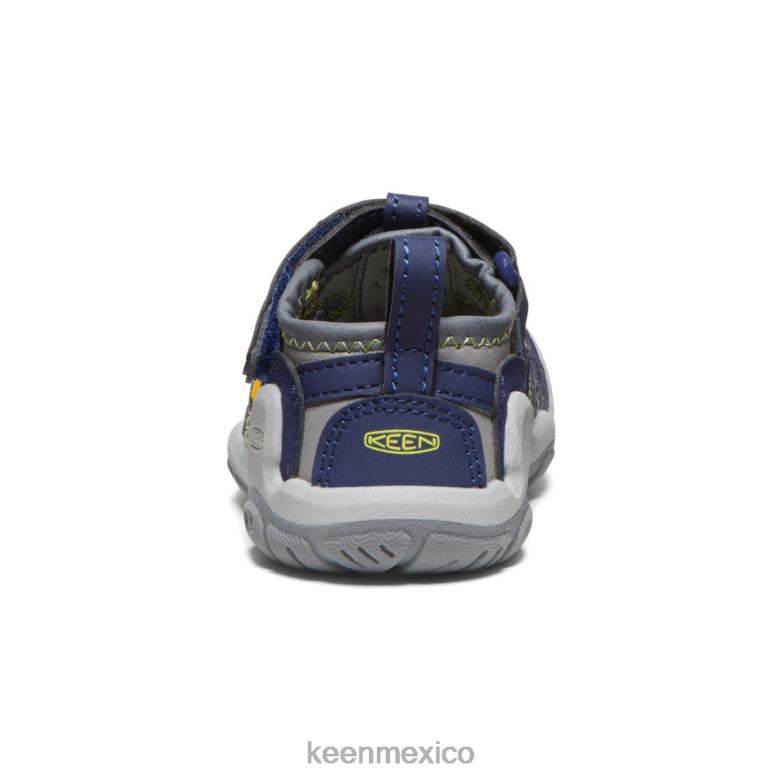KEEN arroyo nudo niños pequeños gris acero/azul profundo calzado TXRFD806