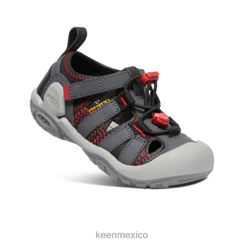 KEEN arroyo nudo pequeños niños imán/alfombra roja calzado TXRFD773