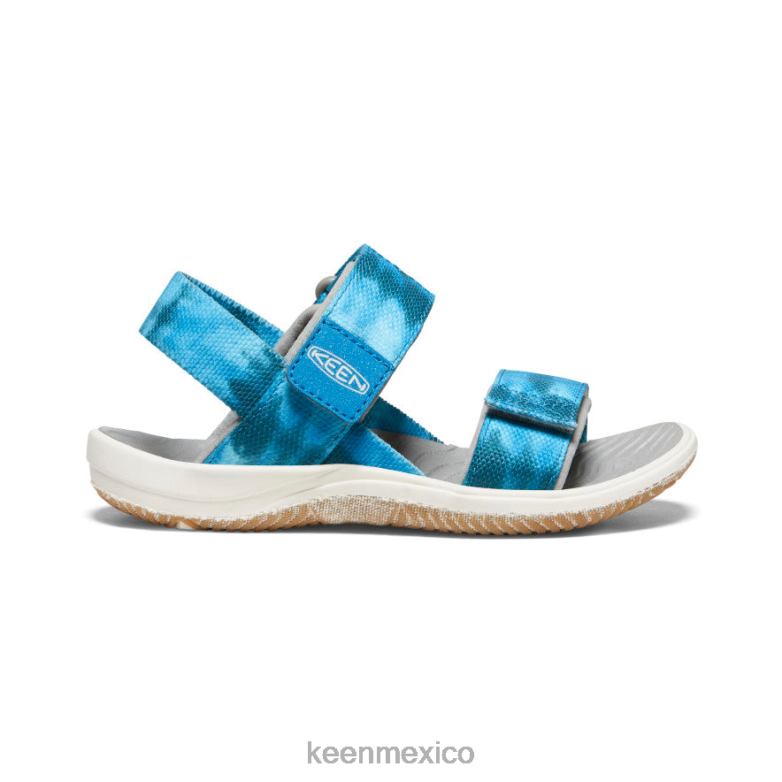 KEEN correa trasera elle pequeños niños musgo marino/azul fiordo calzado TXRFD726