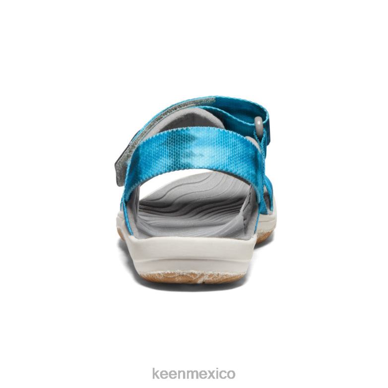 KEEN correa trasera elle pequeños niños musgo marino/azul fiordo calzado TXRFD726
