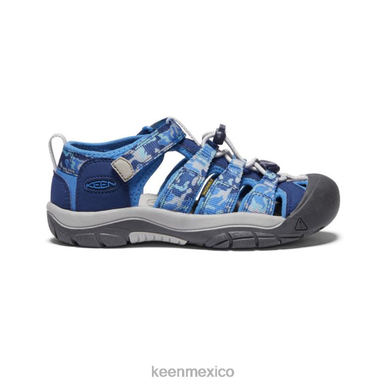 KEEN newport h2 niños grandes camuflaje/cobalto brillante calzado TXRFD767
