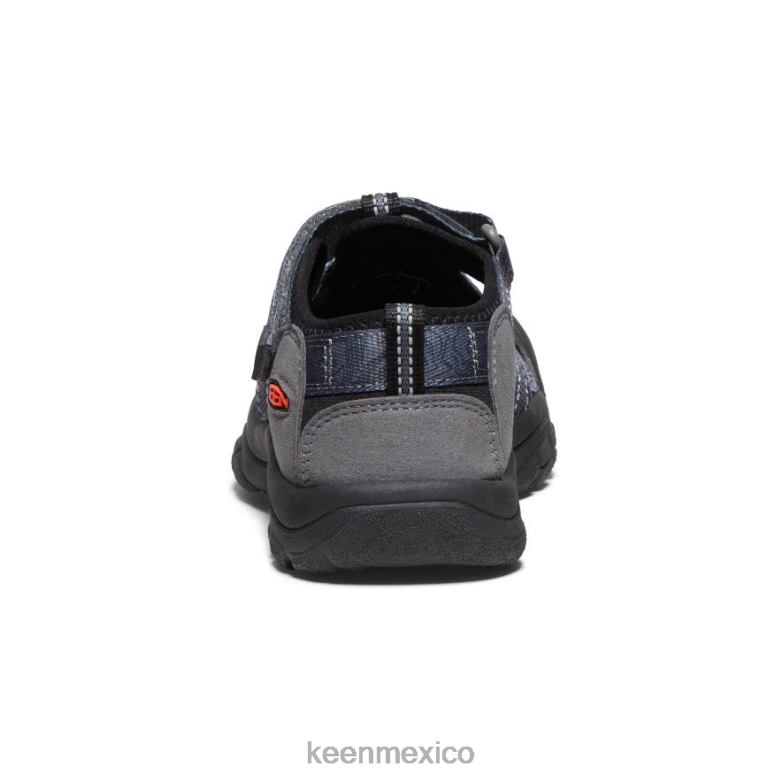 KEEN newport h2 niños grandes gris acero/negro calzado TXRFD755