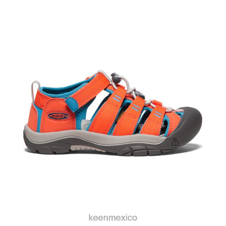 KEEN newport h2 niños grandes naranja seguridad/azul fiordo calzado TXRFD756
