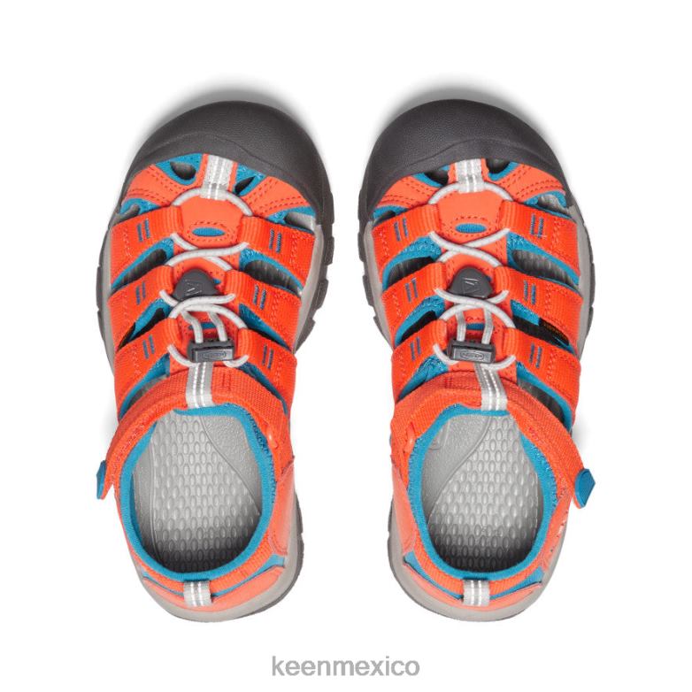 KEEN newport h2 niños grandes naranja seguridad/azul fiordo calzado TXRFD756