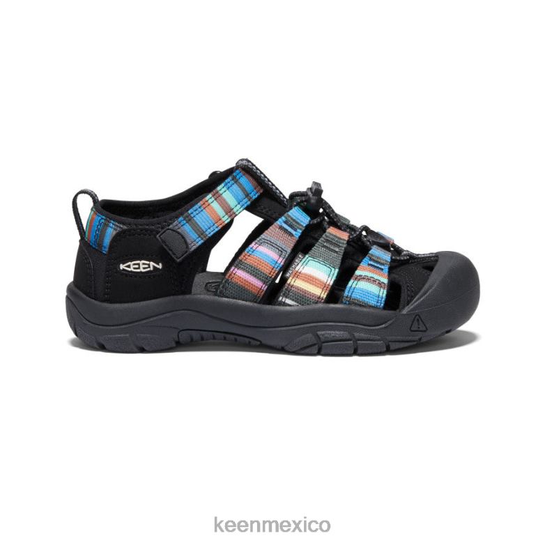 KEEN newport h2 niños grandes raya negra calzado TXRFD768