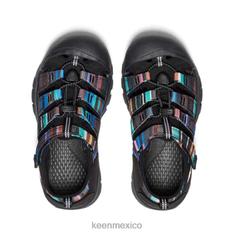 KEEN newport h2 niños grandes raya negra calzado TXRFD768