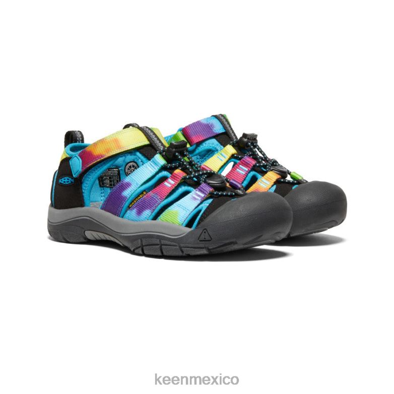 KEEN newport h2 niños grandes teñido anudado del arco iris calzado TXRFD749