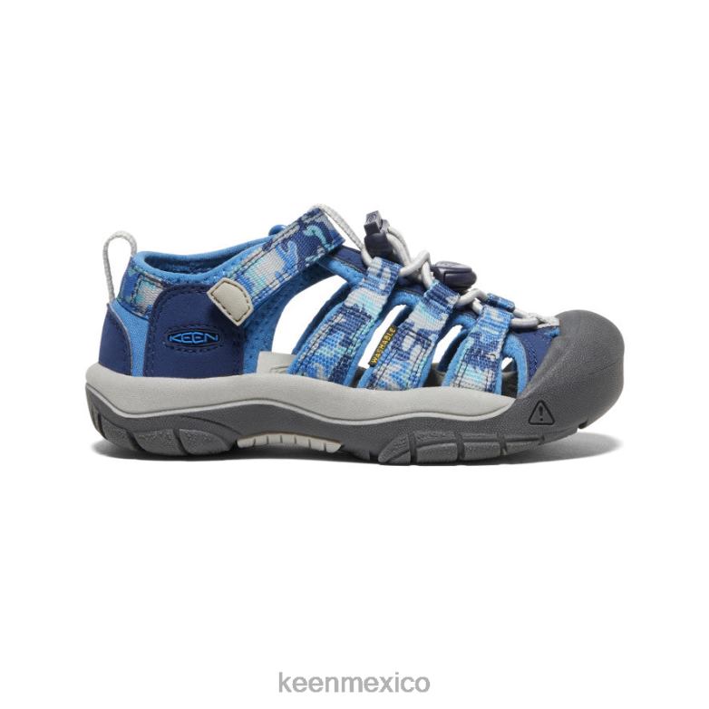 KEEN newport h2 pequeños niños camuflaje/cobalto brillante calzado TXRFD748