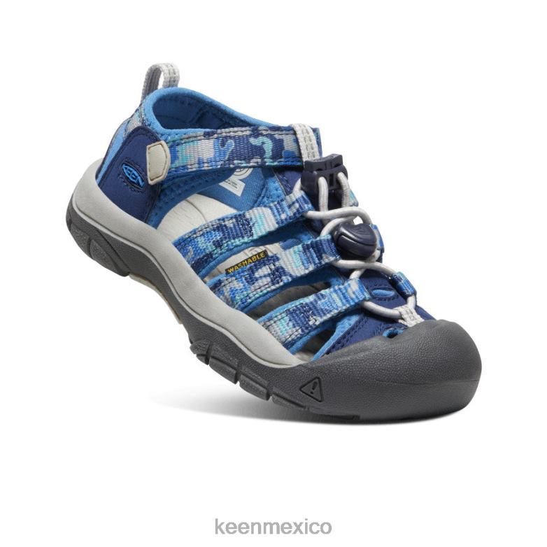 KEEN newport h2 pequeños niños camuflaje/cobalto brillante calzado TXRFD748