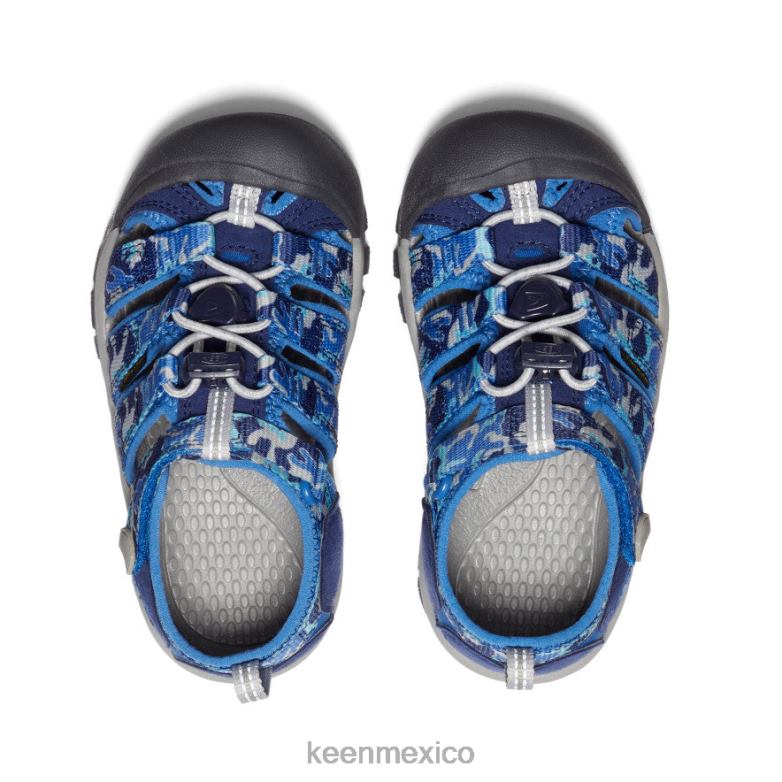 KEEN newport h2 pequeños niños camuflaje/cobalto brillante calzado TXRFD748