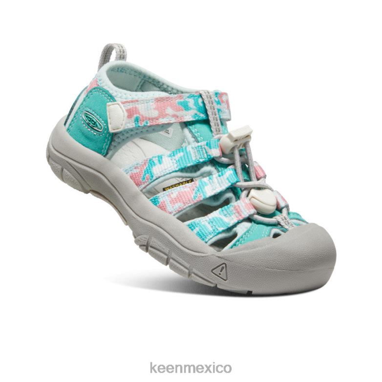 KEEN newport h2 pequeños niños camuflaje/glaseado rosa calzado TXRFD734