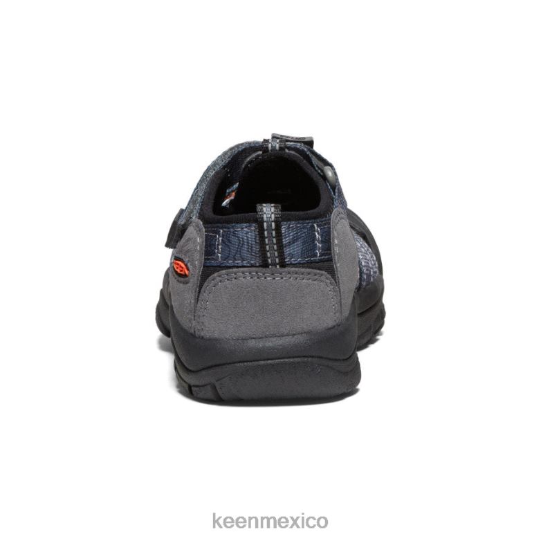 KEEN newport h2 pequeños niños gris acero/negro calzado TXRFD735