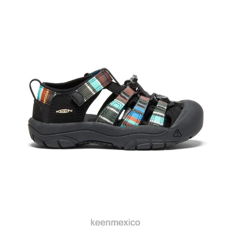 KEEN newport h2 pequeños niños raya negra calzado TXRFD736