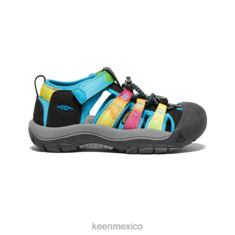 KEEN newport h2 pequeños niños teñido anudado del arco iris calzado TXRFD731