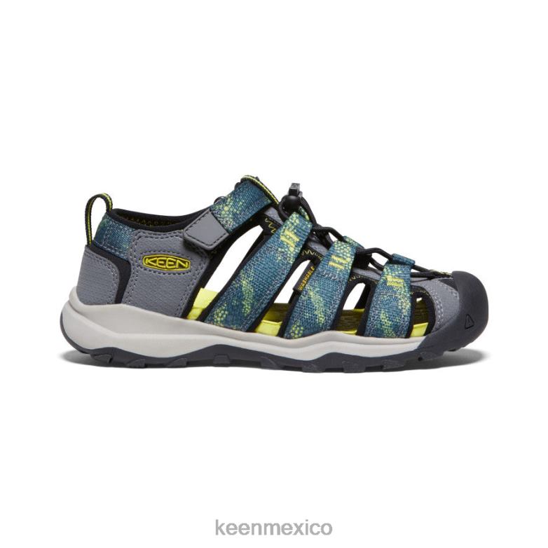 KEEN newport neo h2 niños grandes musgo marino/gris acero calzado TXRFD969