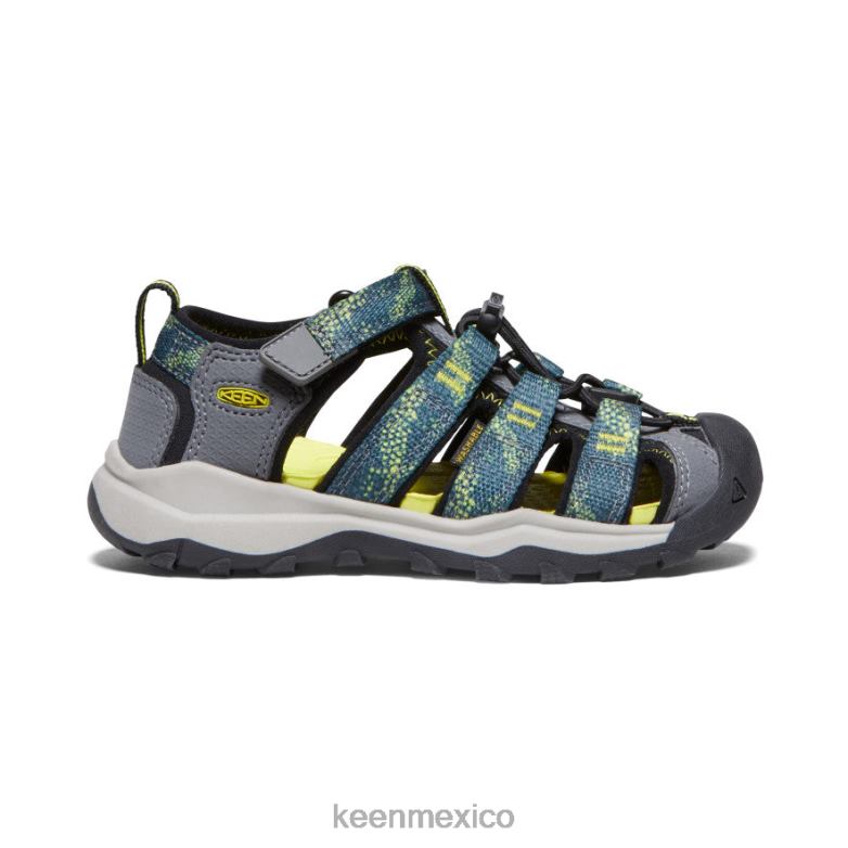 KEEN newport neo h2 pequeños niños musgo marino/gris acero calzado TXRFD839