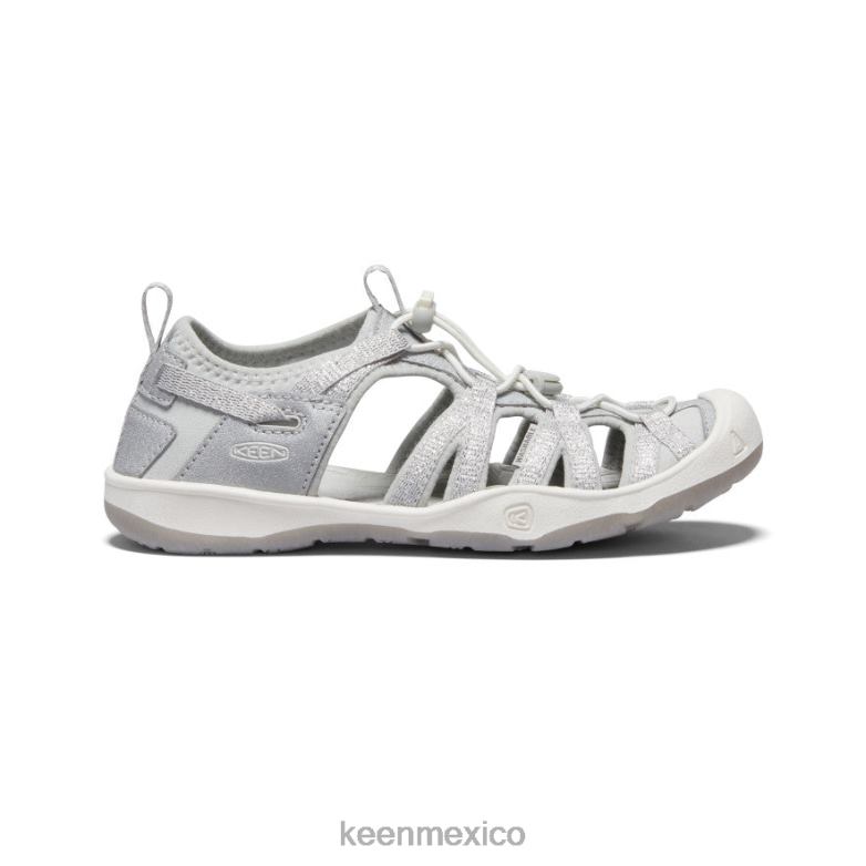 KEEN sandalia moxie niños grandes plata calzado TXRFD922