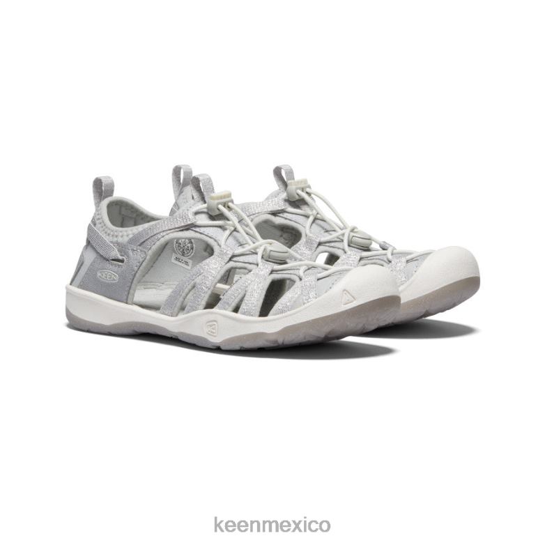 KEEN sandalia moxie niños grandes plata calzado TXRFD922