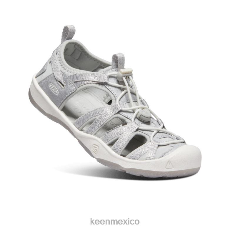 KEEN sandalia moxie niños grandes plata calzado TXRFD922