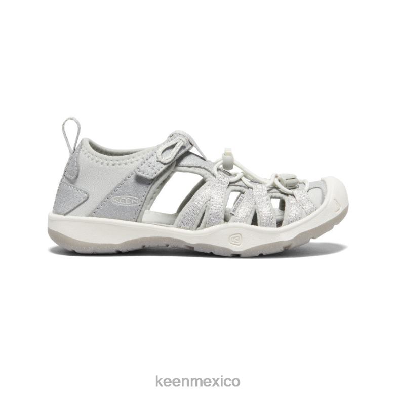 KEEN sandalia moxie pequeños niños plata calzado TXRFD960