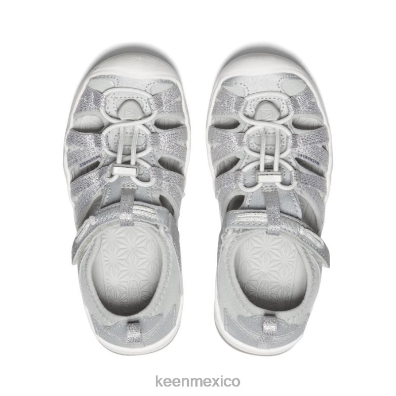 KEEN sandalia moxie pequeños niños plata calzado TXRFD960
