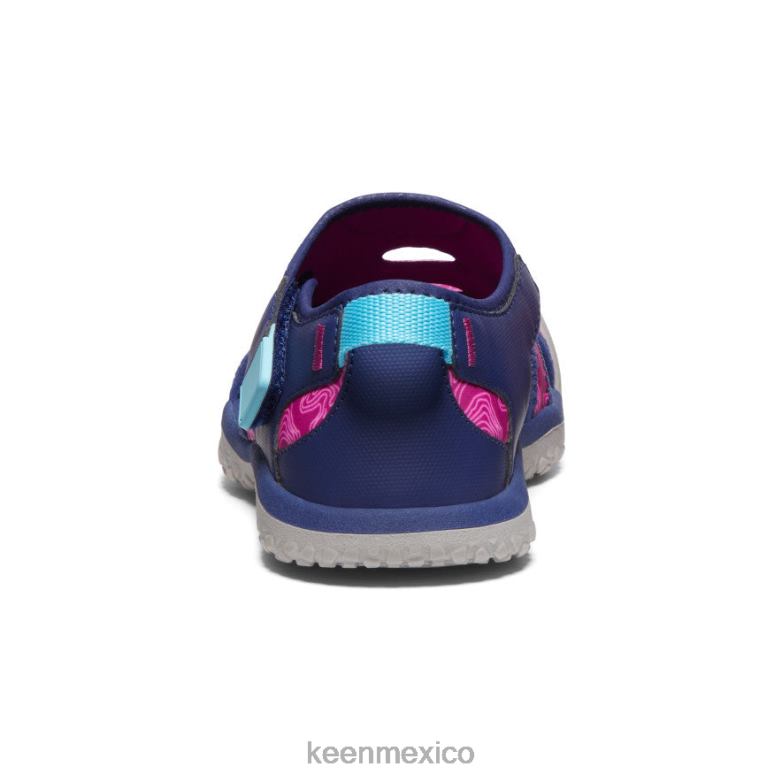 KEEN sandalia raya niños grandes azul profundo/festival fucsia calzado TXRFD917