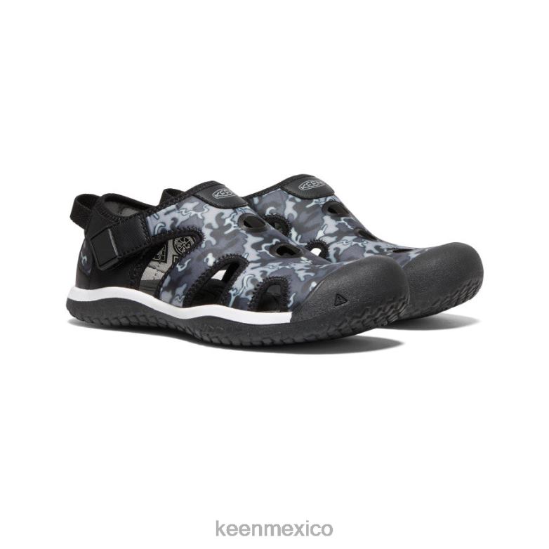 KEEN sandalia raya niños grandes negro/camuflaje calzado TXRFD918
