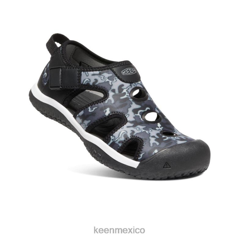 KEEN sandalia raya niños grandes negro/camuflaje calzado TXRFD918