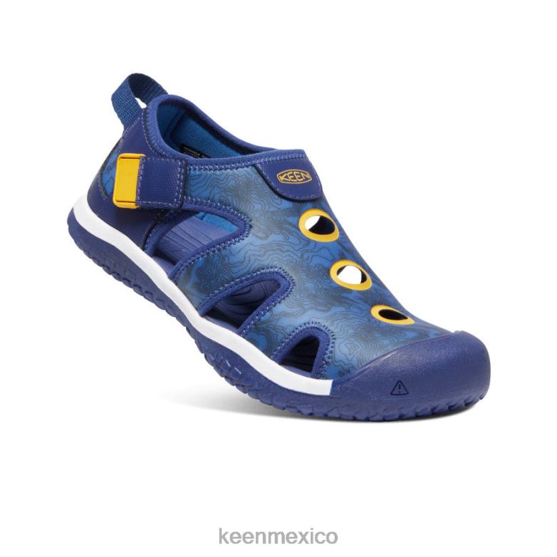 KEEN sandalia raya niños grandes profundidades brillantes de cobalto/azul calzado TXRFD916