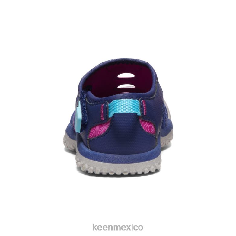 KEEN sandalia raya niños pequeños azul profundo/festival fucsia calzado TXRFD945