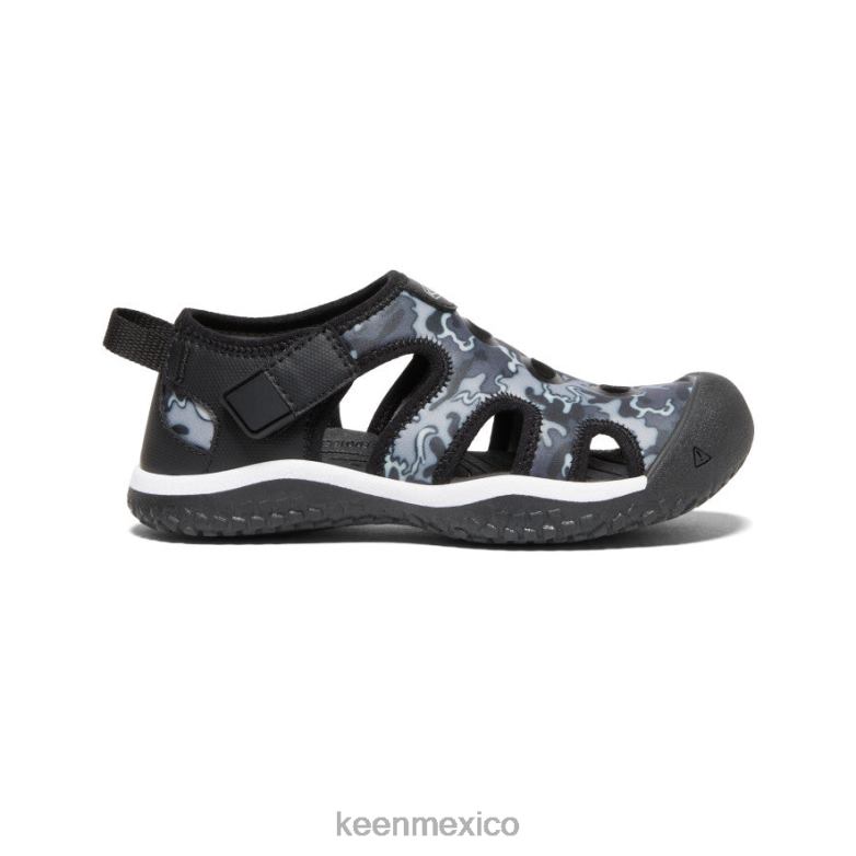 KEEN sandalia raya pequeños niños negro/camuflaje calzado TXRFD864