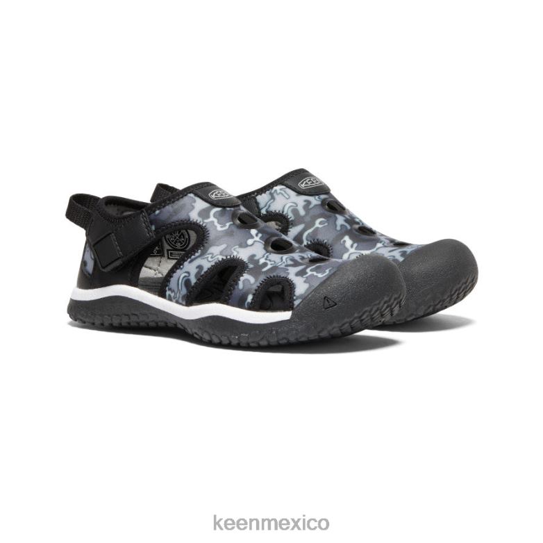 KEEN sandalia raya pequeños niños negro/camuflaje calzado TXRFD864