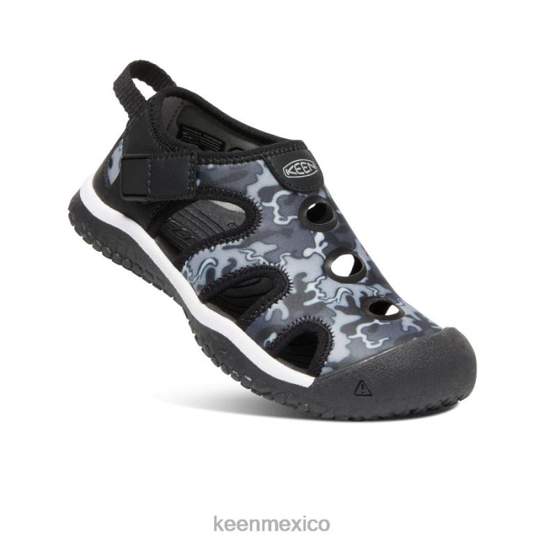 KEEN sandalia raya pequeños niños negro/camuflaje calzado TXRFD864