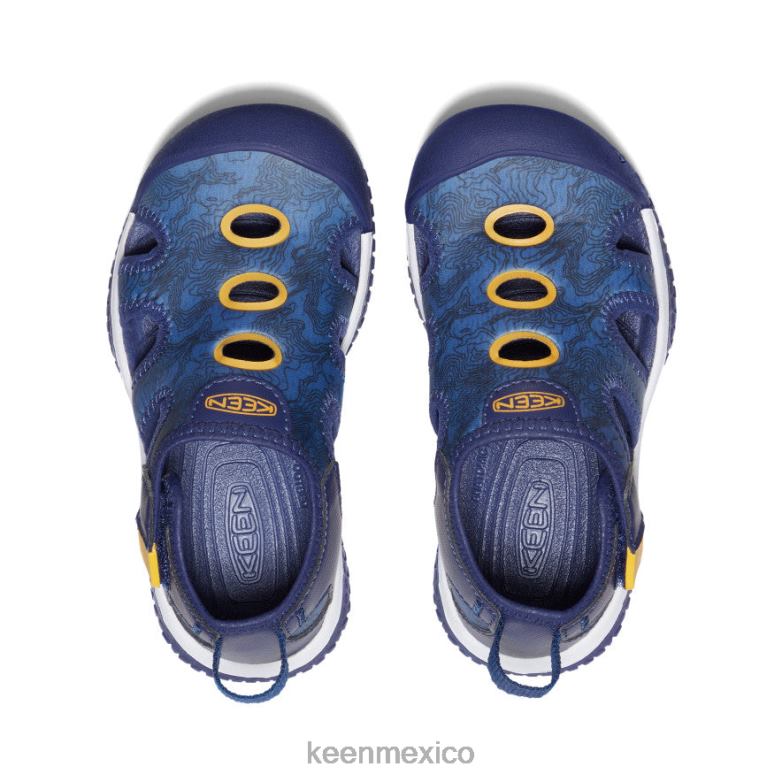 KEEN sandalia raya pequeños niños profundidades brillantes de cobalto/azul calzado TXRFD865