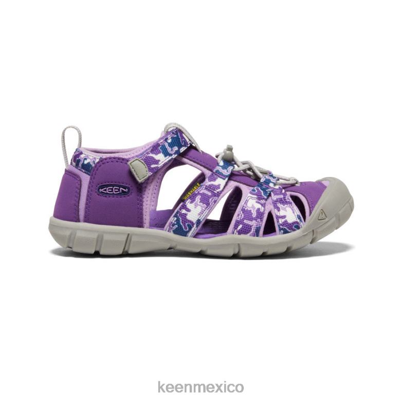 KEEN seacamp ii cnx niños grandes camuflaje/tillandsia morado calzado TXRFD795