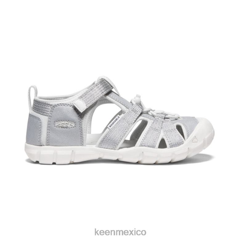 KEEN seacamp ii cnx niños grandes plata/blanco estrella calzado TXRFD798