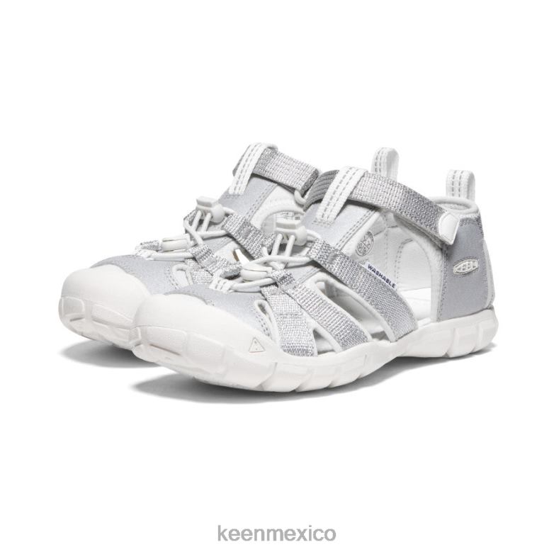 KEEN seacamp ii cnx niños grandes plata/blanco estrella calzado TXRFD798