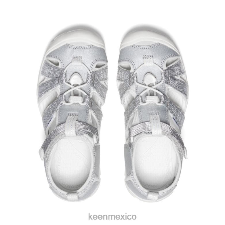 KEEN seacamp ii cnx niños grandes plata/blanco estrella calzado TXRFD798