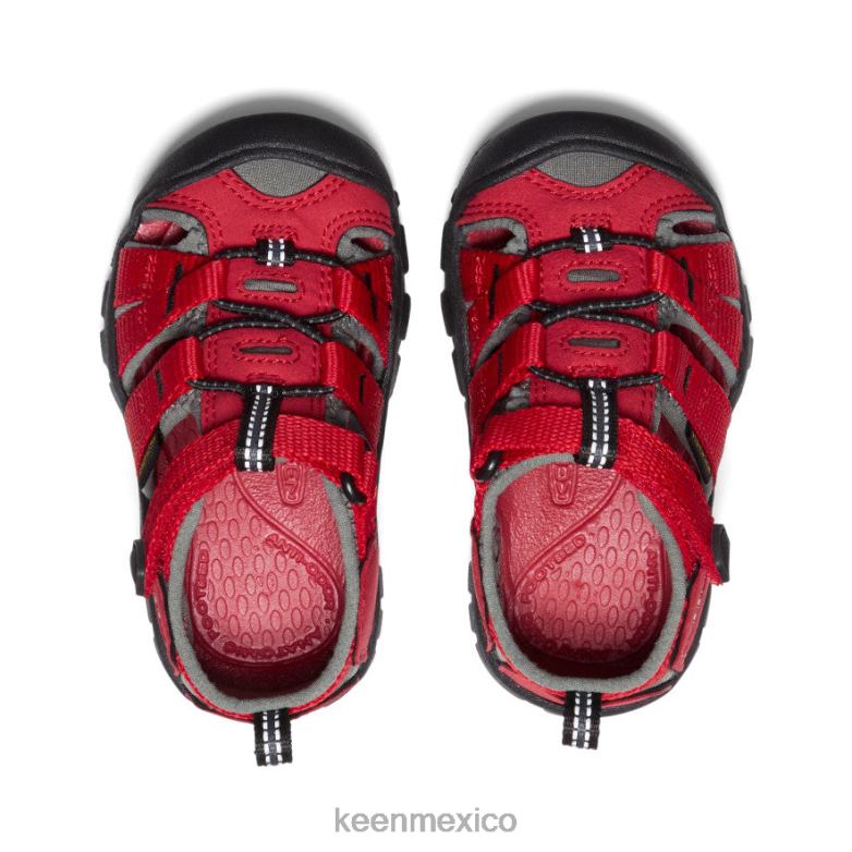 KEEN seacamp ii cnx niños pequeños rojo carreras/gárgola calzado TXRFD824