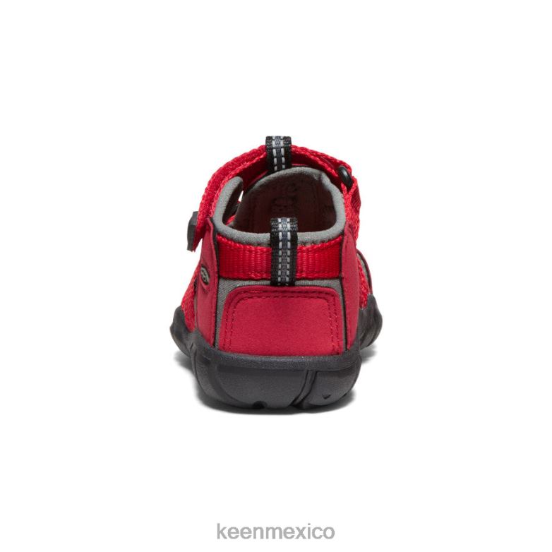 KEEN seacamp ii cnx niños pequeños rojo carreras/gárgola calzado TXRFD824