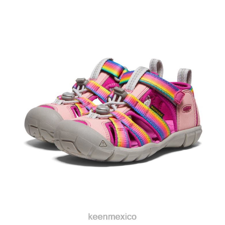 KEEN seacamp ii cnx pequeños niños arcoiris/festival fucsia calzado TXRFD854