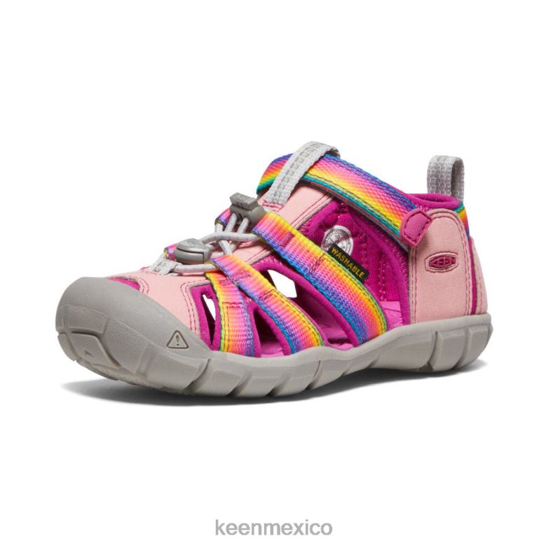 KEEN seacamp ii cnx pequeños niños arcoiris/festival fucsia calzado TXRFD854